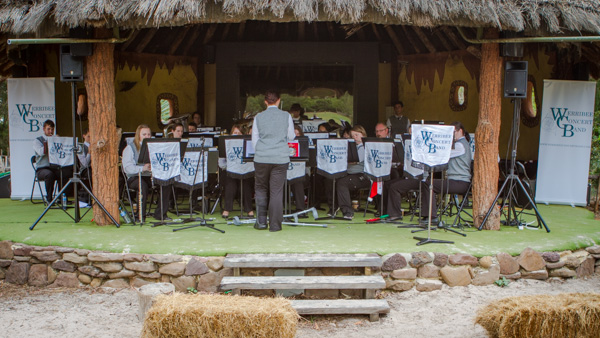 Werribee Concert Band performing at the Werribee Open Range Zoo